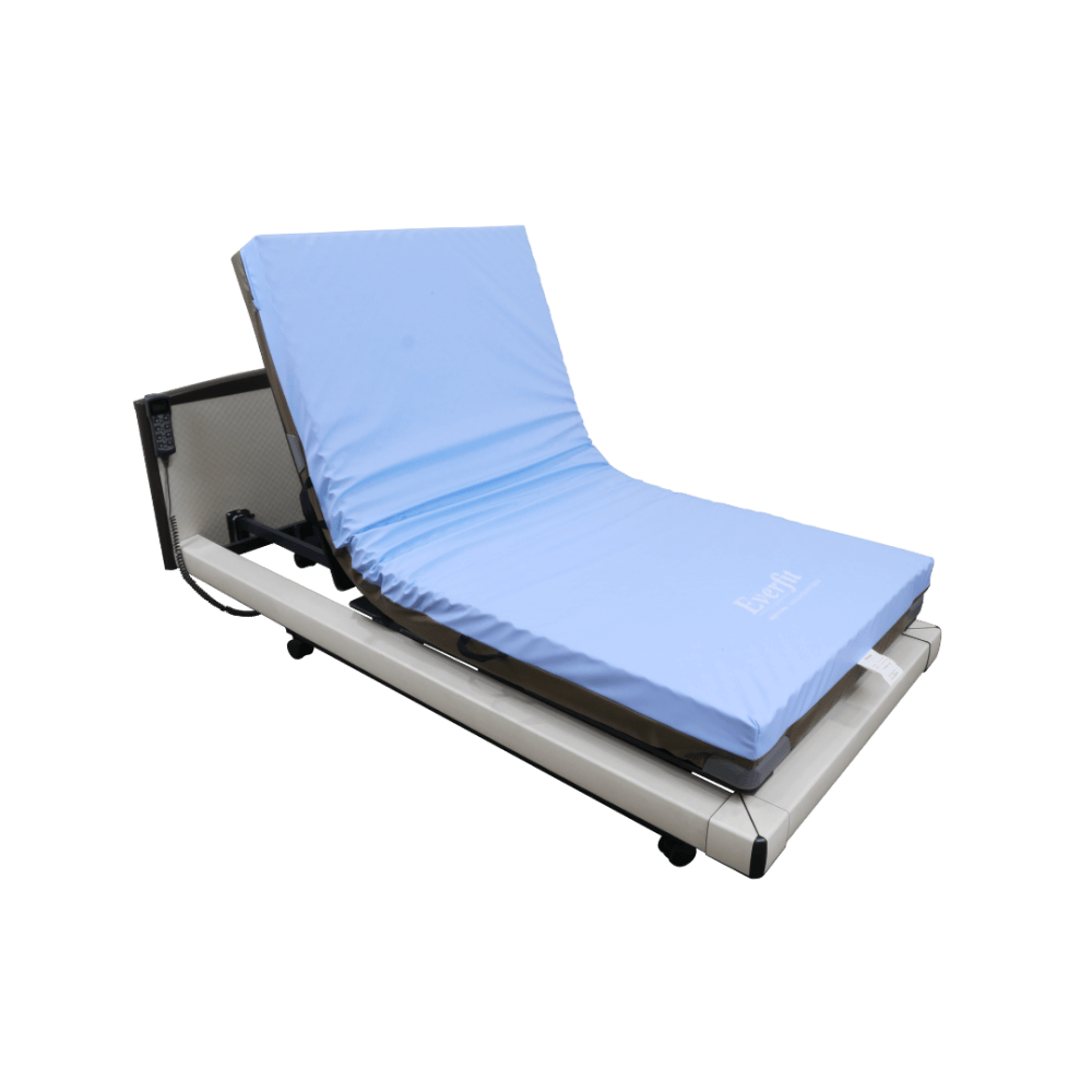 เตียงผู้ป่วยไฟฟ้า PARAMOUNT BED รุ่น Intime 1000 สีขาว พร้อมที่นอน รุ่น EVER FIT LIGHT_0